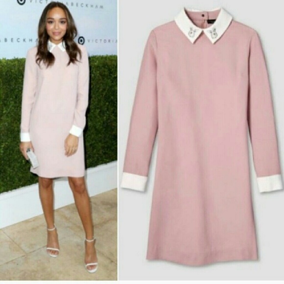 Victoria Beckham for Target Dresses & Skirts - ~1X~ Victoria Beckham Blush Bunny  Collared Dress